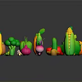 Vibrant Colorful Fresh Vegetables And Fruits Arranged In Gradient Pattern On Dark Background
