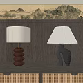 Middle Style Table Lamp 3d model