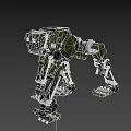Ape Lava Robot Quadruped Robot Science Fiction Robot Mechanical Beast 3d model
