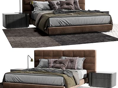 Modern Double Bed model