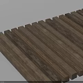 Neatly Arranged Dark Brown Wooden Planks With Natural Texture Surface