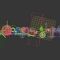 Diverse Colorful Windmill Architectural Components In Various Styles And Designs