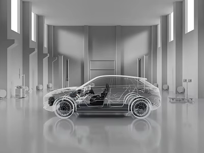 Modern Workshop 3d model