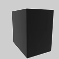 Black Cube Detergent Container For Daily Washing Household Cleaning Use