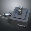 Headphone Audio Relay G10 Transmitter Device With Plug And Compact Design 3d model
