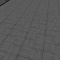 Square Area Rug Featuring Geometric Weave Design For Modern Living Room With Natural Light