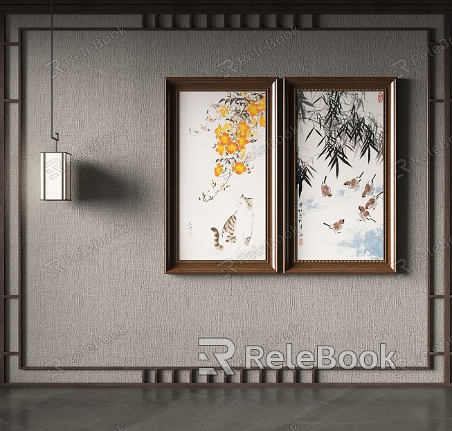 New Chinese Decorative Painting model