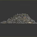 Colorful Mixed Small Objects Pile Forming Mound With Diverse Shapes And Sizes