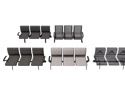 modern public chair 3d model