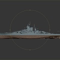 Modern USS California Warship USS California Warship Warship 3d model