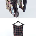 Variety of Women's Clothes Including White Shirt Floral Dresses and Plaid Dress