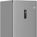 Three Colorful Double Door Refrigerators Gray Pink And White Modern Home Appliances