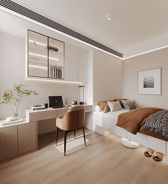 Second bedroom 3d model