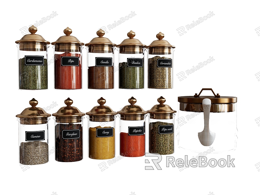 Spice bottle model