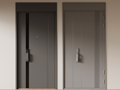 Modern security door entry door model