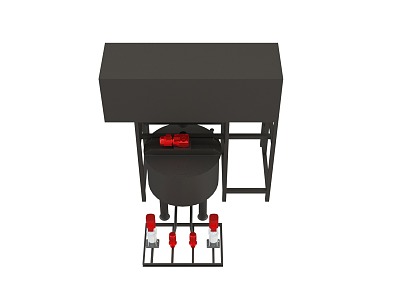 Magnetic Powder Equipment 3d model