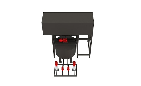 Magnetic Powder Equipment 3d model