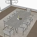Modern Outdoor Table With Metal Frame And Rattan Chairs For Garden Patio Use