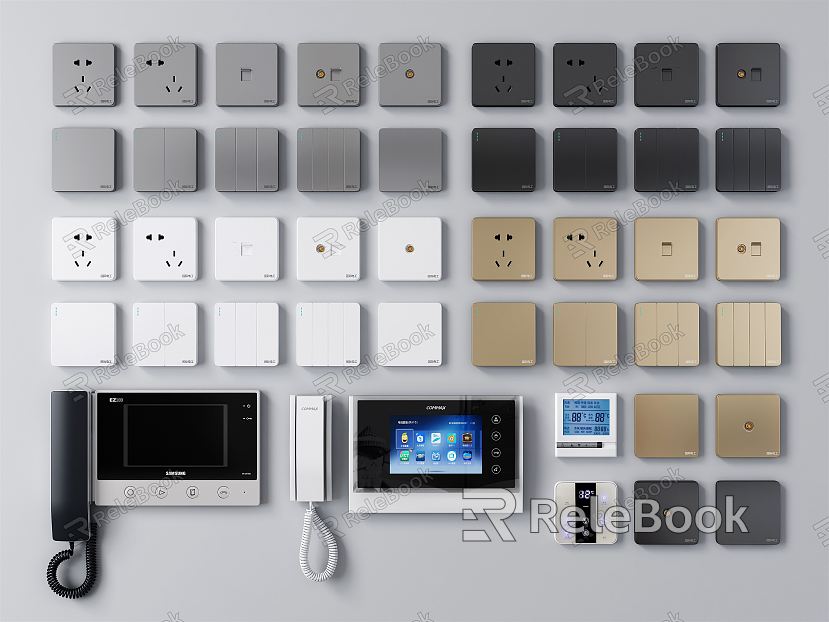 Modern Switch Switch Socket Panel model