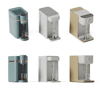 modern water dispenser 3d model