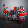 Modern robot cartoon robot anime robot 3d model