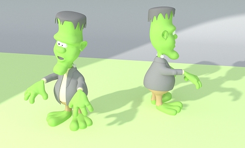 Game film and television characters cartoon characters 3d model