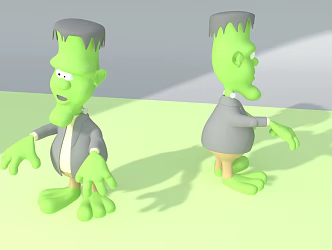Game film and television characters cartoon characters 3d model