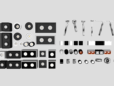 Lamp downlight model