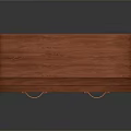 Modern Black Metal Frame Storage Shelf Cabinet With Wooden Shelves Two Drawers And Orange Handles