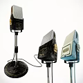Microphone Retro Microphone 3d model