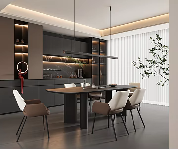 Modern Restaurant 3d model