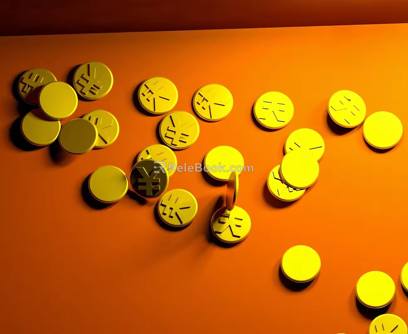 E-commerce scene 3d model