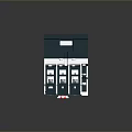 Circuit Breaker Protection Circuit Breaker Circuit Breaker Switch Air Open Power Switch 3d model
