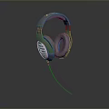 Gray Wired Over Ear Headphones With Modern Design And Comfortable Ear Cushions