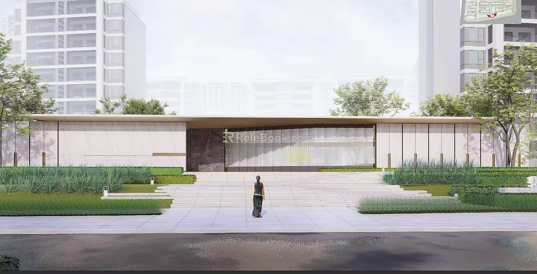 new chinese style gate 3d model