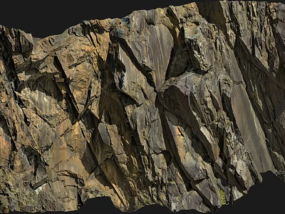 Natural Stone And Wood Material With Textured Surface For Interior Design Projects 3d model
