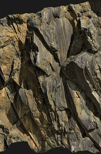 Natural Stone And Wood Material With Textured Surface For Interior Design Projects 3d model