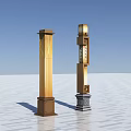 Lamp antique lamp stone lamp wood lamp with tile lamp real lamp with word lamp style lamp personality lamp good-looking lamp heterosexual lamp metal lamp 3d model
