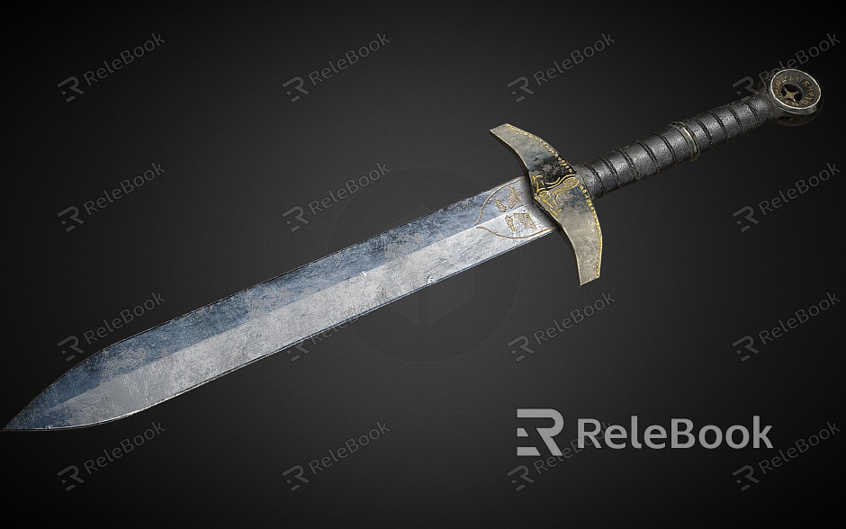 Retro Long Sword Sword Longquan Sword model