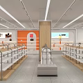 Modern Retail Store Interior With Spacious Layout And Well Arranged Display Shelves