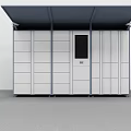 Modern Express Cabinet Cainiao Post Station Express Box Intelligent Express Station Fengchao Cabinet Delivery Box Self-service Express Box 3d model