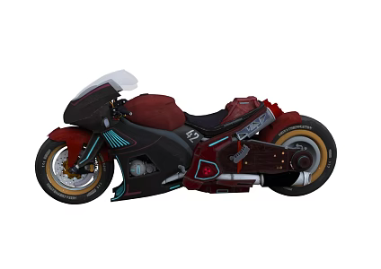 Motorcycle Concept Motorcycle Future Car Future City Digital City Science and Technology Space Car Space Motorcycle Science Fiction Scene Science Fiction Motorcycle 3d model