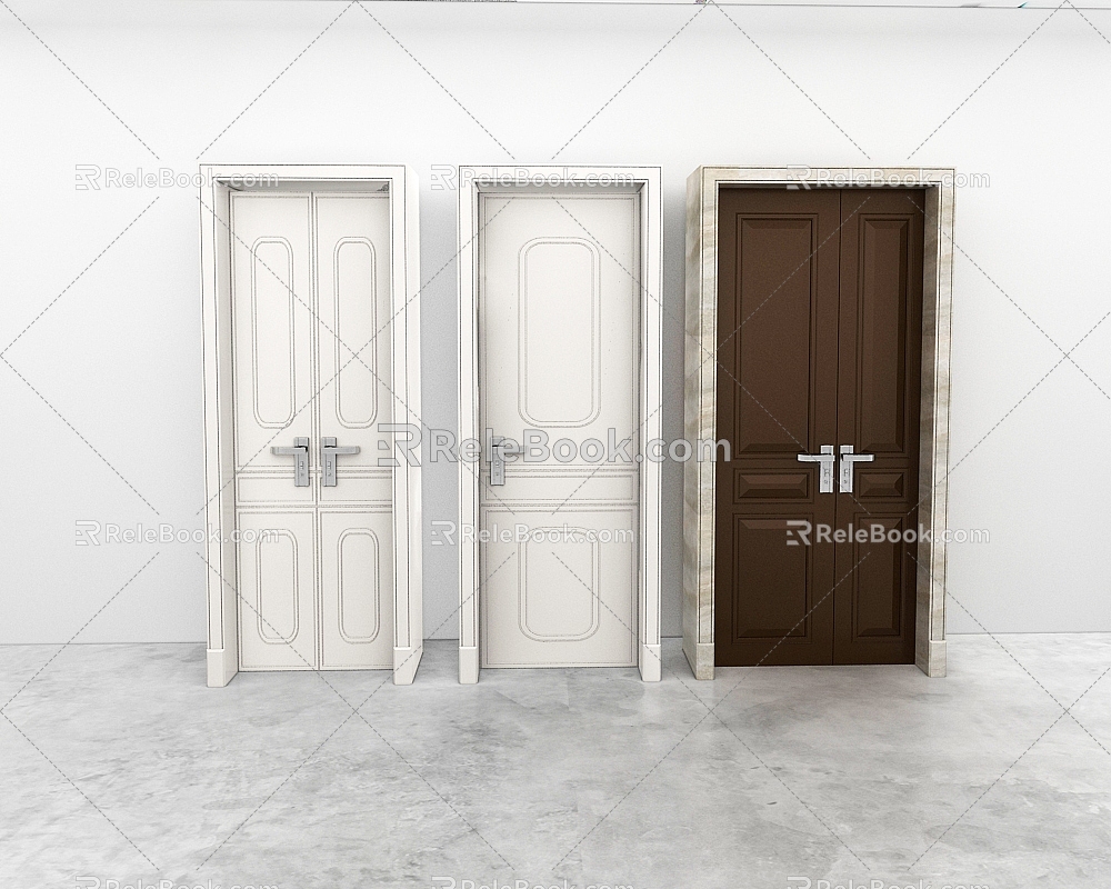 Interior door 3d model