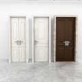 Interior door 3d model