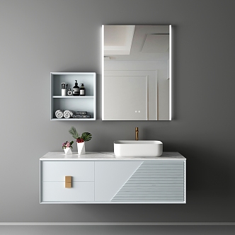 Bathroom Cabinet Bathroom Cabinet Washstand 3d model