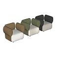 Modern Single Sofa 3d model