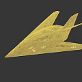 Modern Stealth Fighter Jet In Flight With Military Emblems And Gray Design