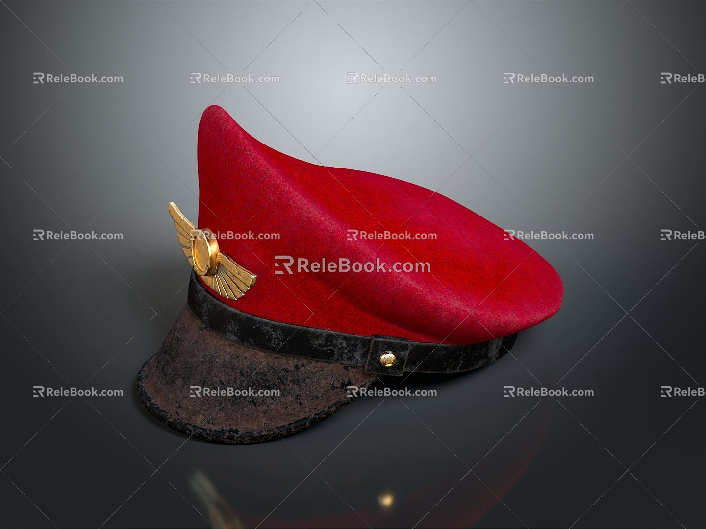 Army Hat Police Hat Officer Hat General Hat Hat Realistic 3d model