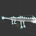 Game And Movie Dragon Character With Spikes Scales Open Mouth And Sharp Teeth