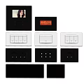 Modern Switch Panels In Various Styles With Black White Colors And Multiple Switches